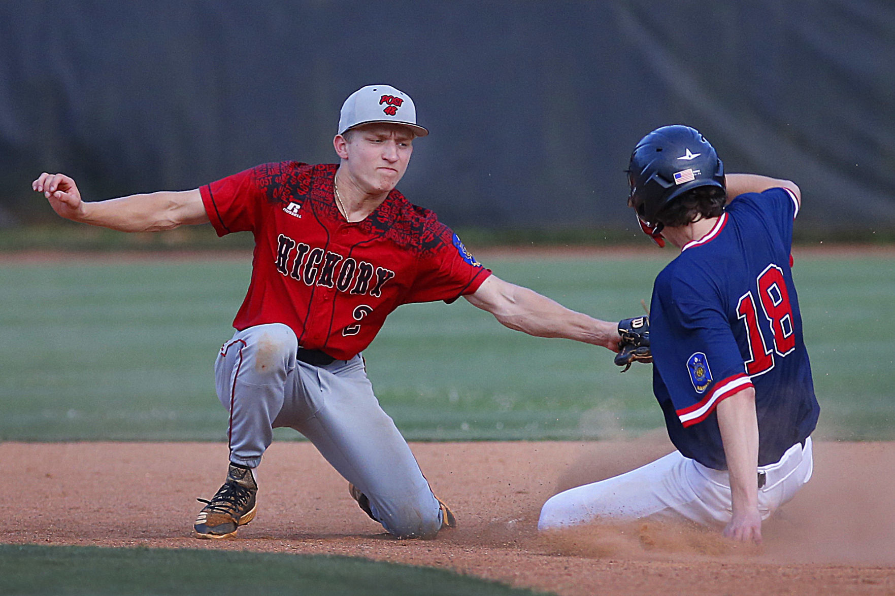 Hickory snags win; Legion team's victory over Mocksville raises record to 6-9
